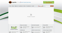 Desktop Screenshot of esa-logistics.sk