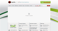 Desktop Screenshot of esa-logistics.eu
