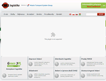 Tablet Screenshot of esa-logistics.cz