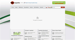 Desktop Screenshot of esa-logistics.pl