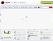Tablet Screenshot of esa-logistics.pl